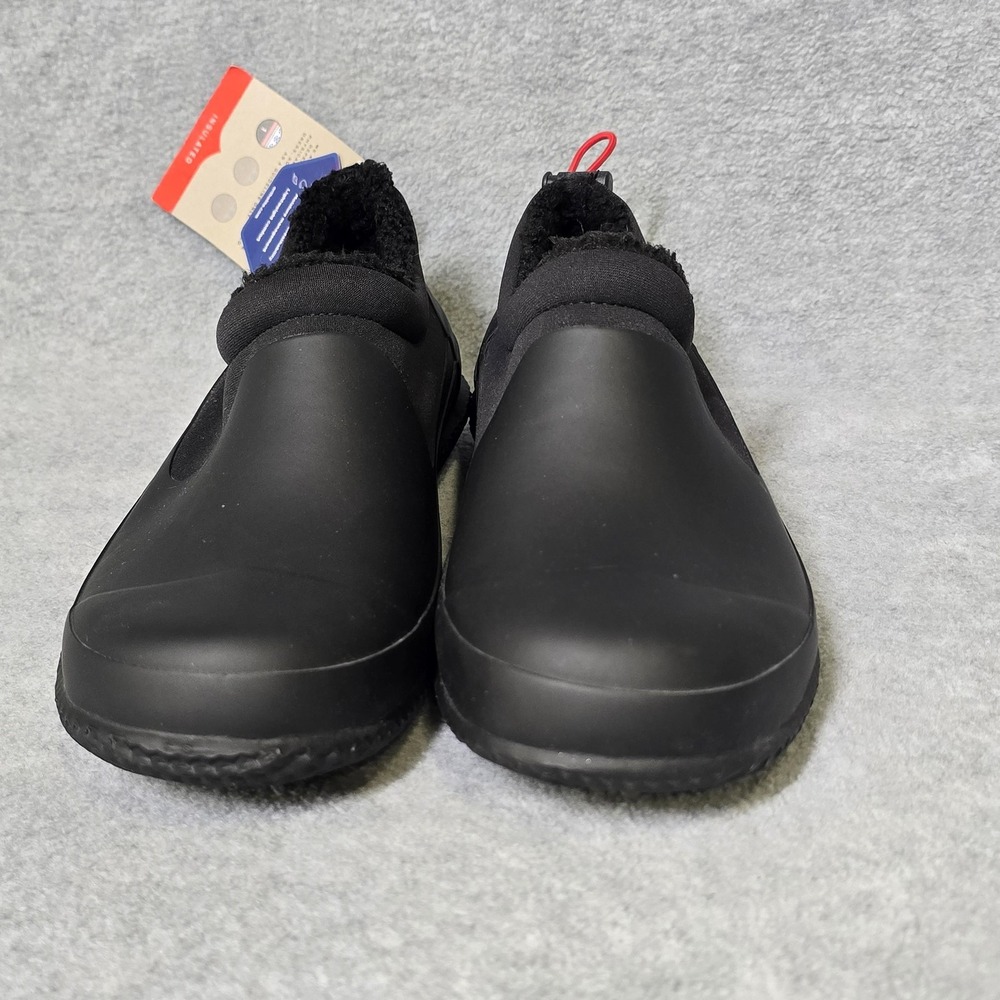 Hunter Original Shoes Womens 8 Black Sherpa Insulated Waterproof Slip On - Picture 2 of 13